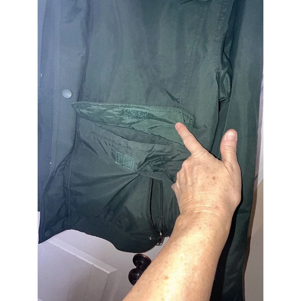LL Bean Parka Coat L Gore-Tex Extreme Wet Weather PrimaLoft Cargo